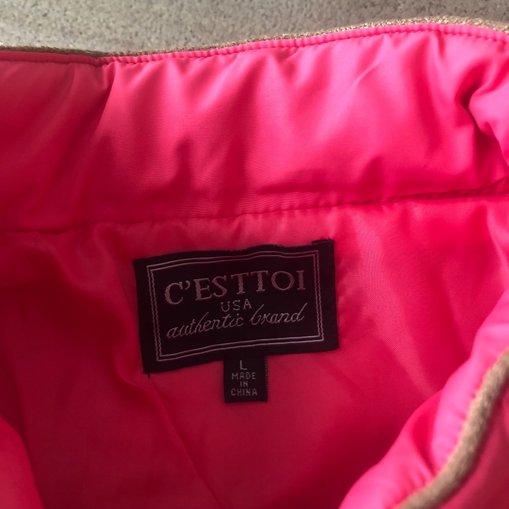 Pink Quilted Jacket -E6 - Picture 2 of 5